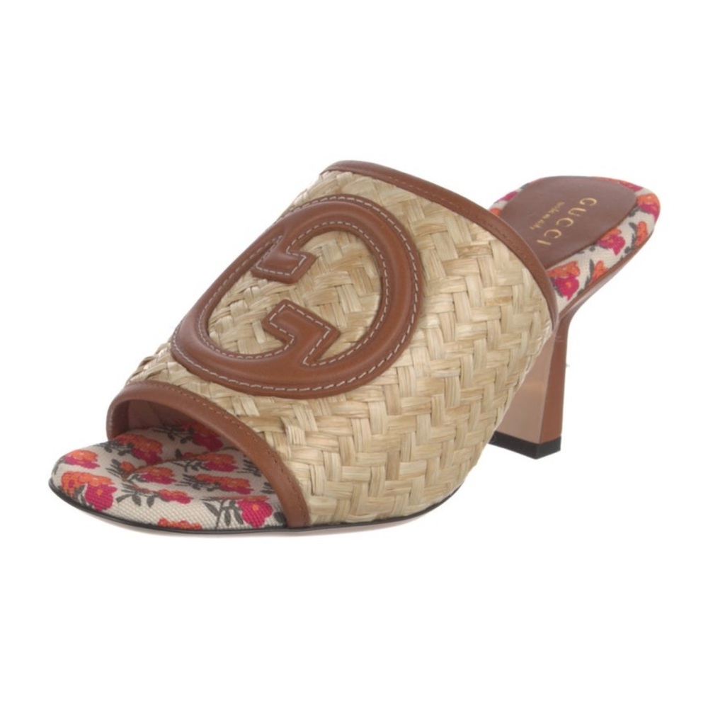 Gucci Raffia Mules - Picture 3 of 5